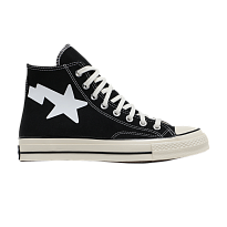 Фото № 1 с приближением к товару «‎Chinatown Market x A Bathing Ape x Converse Chuck 70 High Black»
