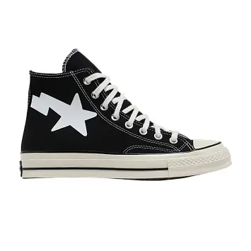 Chinatown Market x A Bathing Ape x Converse Chuck 70 High Black - 1