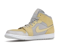 Фото № 3 с приближением к товару «‎Jordan 1 Mid Mixed Textures Yellow»