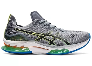 ASICS Kinsei Blast Sheet Rock Grey Glow Yellow