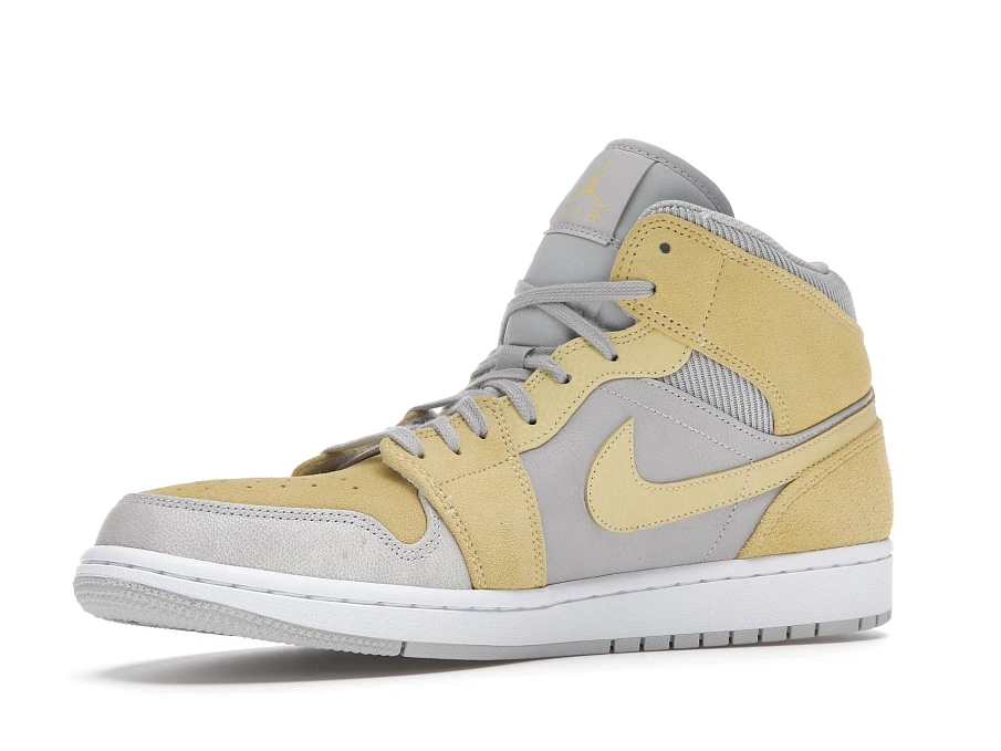 Фото № 3 с приближением к товару «‎Jordan 1 Mid Mixed Textures Yellow»