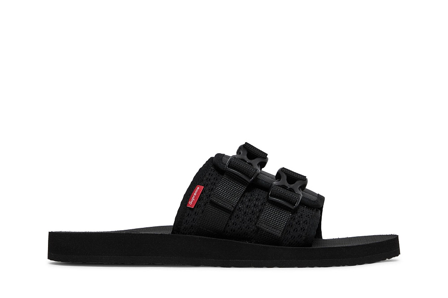 Фото № 2 с приближением к товару «‎Supreme x The North Face Trekking Sandal Black White»