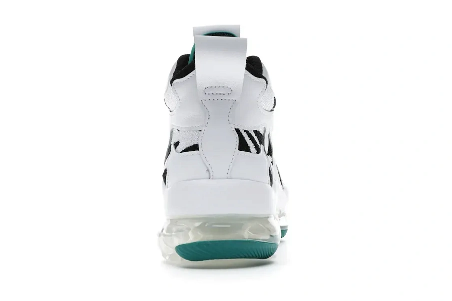 Фото № 4 с приближением к товару «‎Nike Air VaporMax Gliese White Deep Emerald Black»
