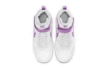 Nike Court Borough Mid 2 (GS) WhitePurple (CD7782-103) - 4