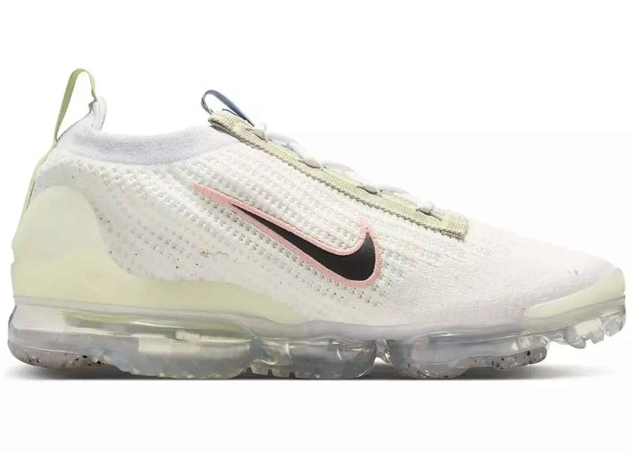 Фото № 1 с приближением к товару «‎Nike Air VaporMax 2021 FK Mismatched Swoosh White»