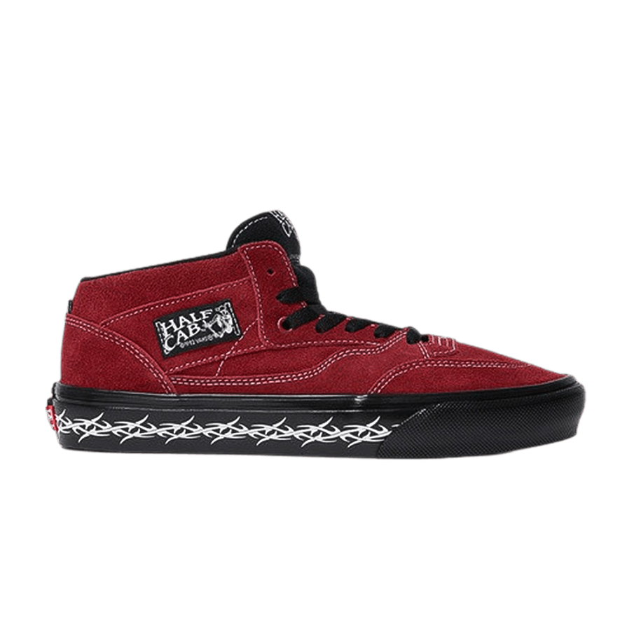 Фото № 1 с приближением к товару «‎Supreme x Vans Half Cab Barbed Wire - Burgundy»