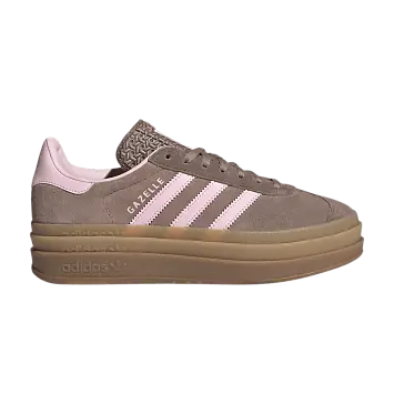 adidas Women's Gazelle Bold Trace Brown Clear Pink Earth Strata