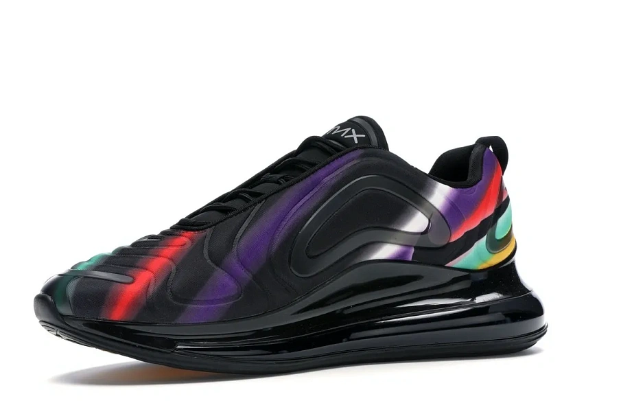 Фото № 3 с приближением к товару «‎Nike Air Max 720 Black Neon Streaks»