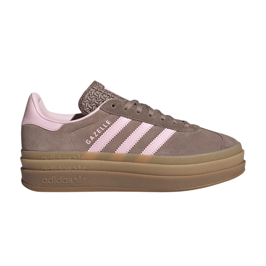 Фото № 1 с приближением к товару «‎adidas Women's Gazelle Bold Trace Brown Clear Pink Earth Strata»