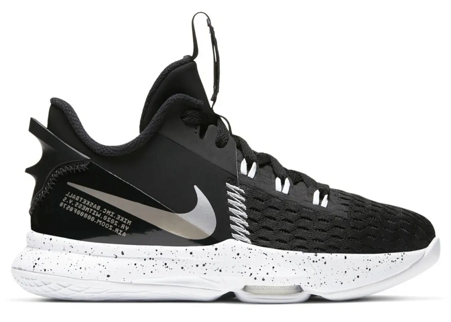 Фото № 1 с приближением к товару «‎Nike LeBron Witness 5 Black Metallic Silver »