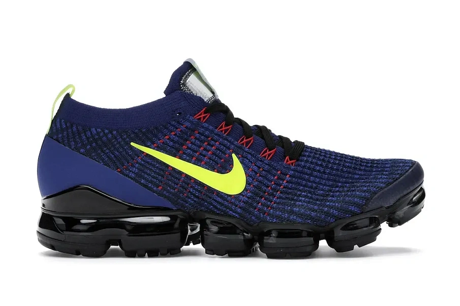Фото № 1 с приближением к товару «‎Nike Air VaporMax Flyknit 3 Deep Royal Volt»