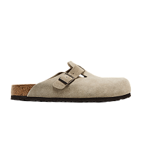 Фото № 1 с приближением к товару «‎Birkenstock Boston Suede Leather Taupe»