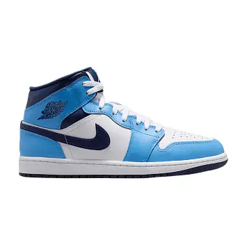 Air Jordan 1 Mid University Blue Midnight Navy - 1