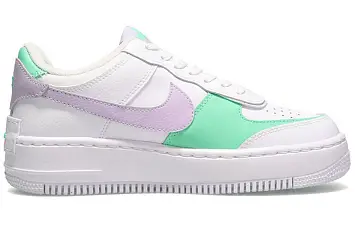 Nike Air Force 1 Shadow "Infinite Lilac" Macaroon For Women WhiteGreenPurple - 3