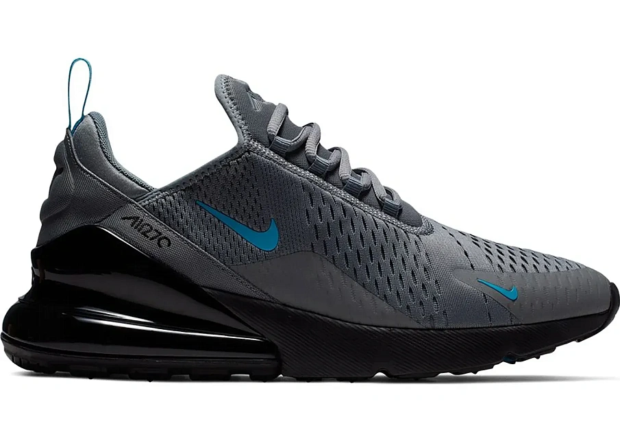 Фото № 1 с приближением к товару «‎Nike Air Max 270 Cool Grey Blue Fury»