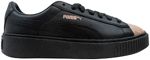 Puma Basket Platform Metallic Puma Black Rose Gold  