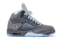 Фото № 2 с приближением к товару «‎Air Jordan 5 Retro Wolf Grey 2026»