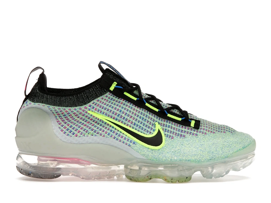 Фото № 1 с приближением к товару «‎Nike Air VaporMax 2021 Flyknit Next Nature Volt Photo Blue»