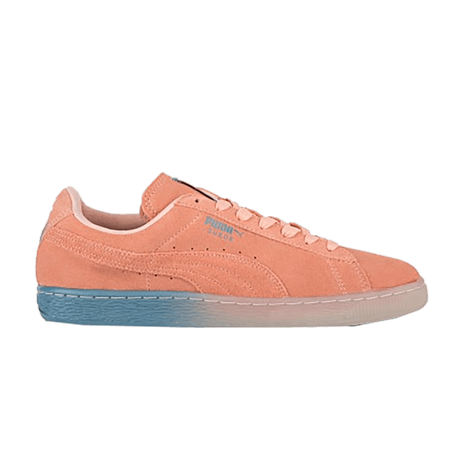 Фото № 1 с приближением к товару «‎Puma Pink Dolphin x Suede Classic Coral Pink»
