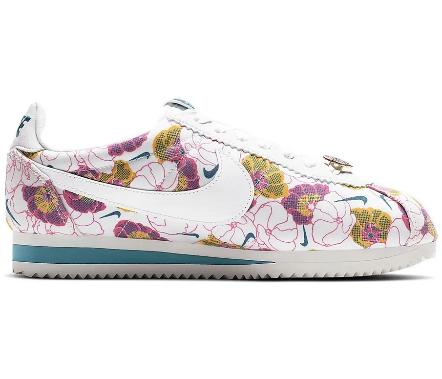 Фото № 1 с приближением к товару «‎Nike Cortez LX Floral Pack White »