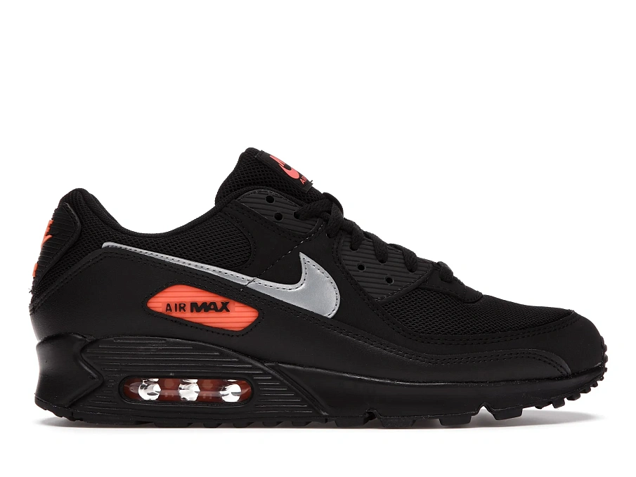 Фото № 1 с приближением к товару «‎Nike Air Max 90 Black Orange»