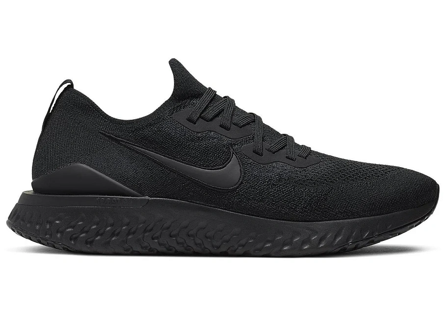 Фото № 1 с приближением к товару «‎Nike Epic React Flyknit 2 Triple Black»
