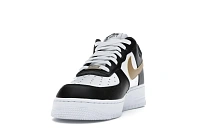 Фото № 2 с приближением к товару «‎Nike Air Force 1 Low Black White Metallic Gold»