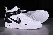 Фото № 2 с приближением к товару «‎Nike Air Force 1 Mid 07 LV8 Utility Skate shoes White Black»