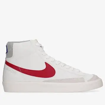 Nike Blazer Mid '77 "Athletic Club" Sneakers GreyWhiteRed - 1