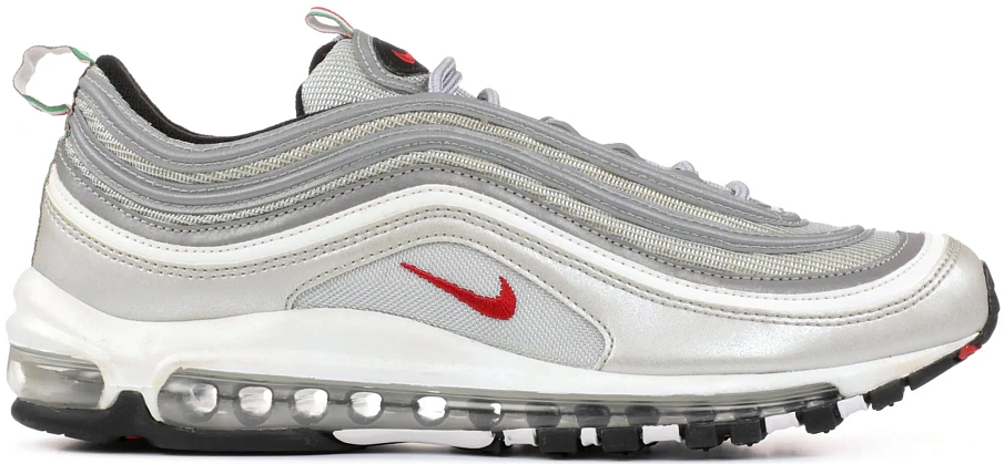 Фото № 1 с приближением к товару «‎Nike Air Max 97 Silver Bullet (Italy)»