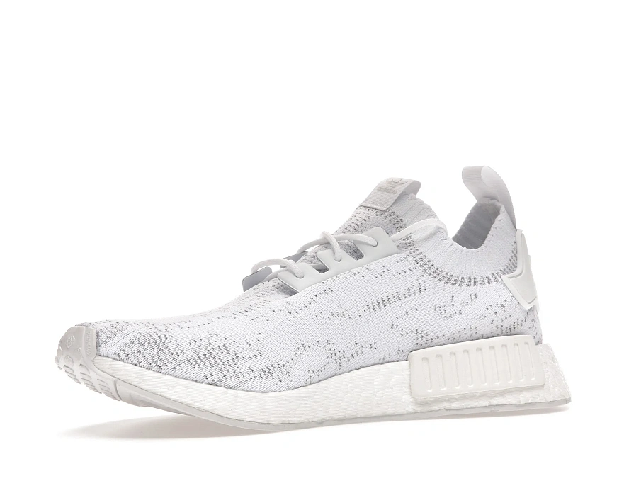 Фото № 4 с приближением к товару «‎adidas NMD R1 Primeknit Cloud White Glitch Camo»