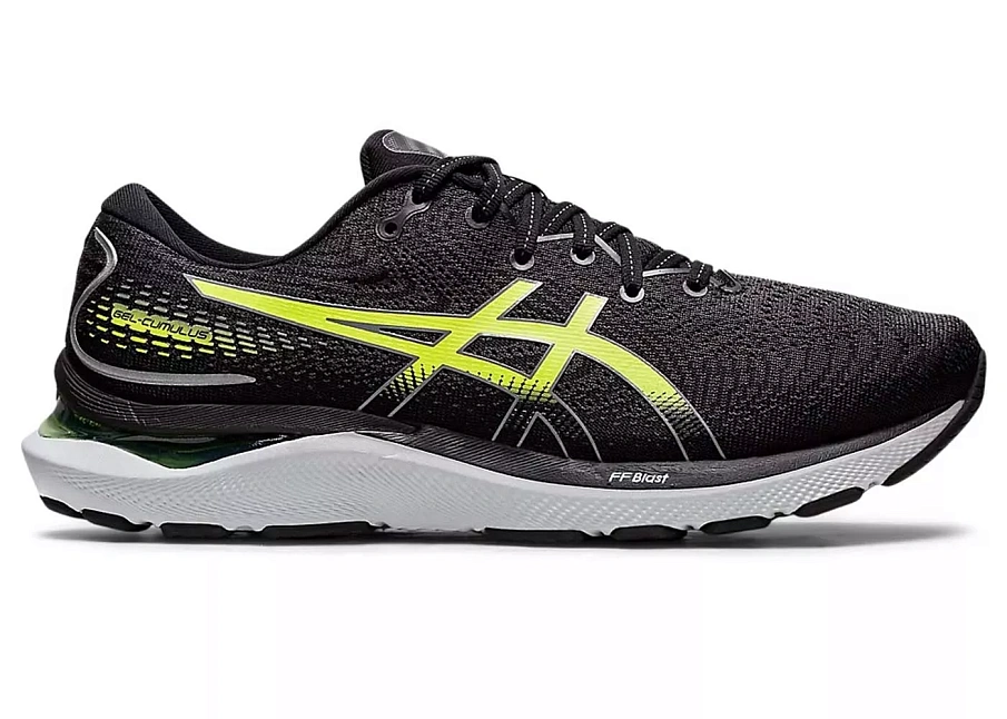Фото № 1 с приближением к товару «‎ASICS Gel-Cumulus 24 Black Hazard Green»