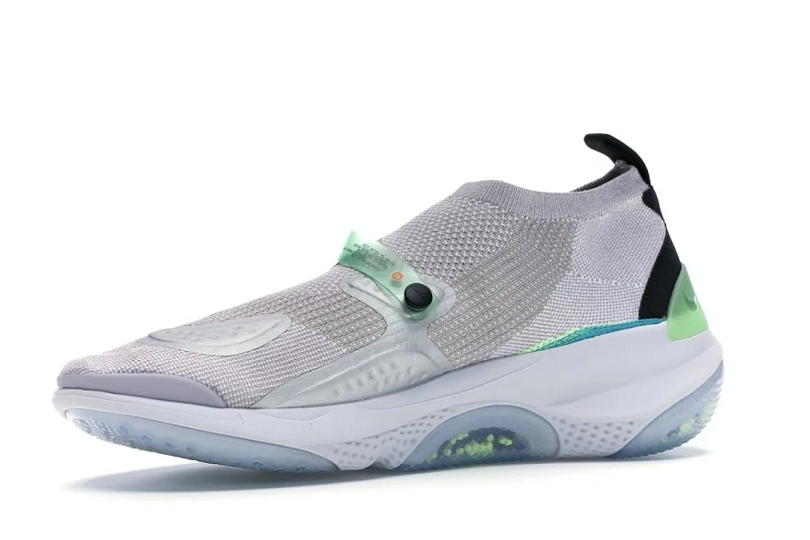 Фото № 2 с приближением к товару «‎Nike Joyride Flyknit OBJ Odell Beckham Jr Atmosphere Grey Lime Blast»