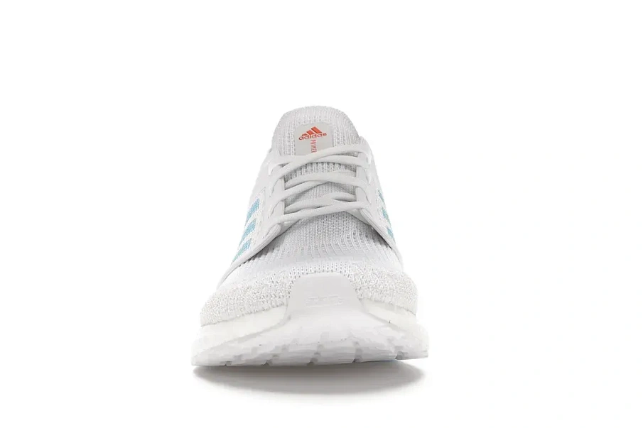 Фото № 2 с приближением к товару «‎adidas Ultra Boost 20 White Sharp Blue True Orange»