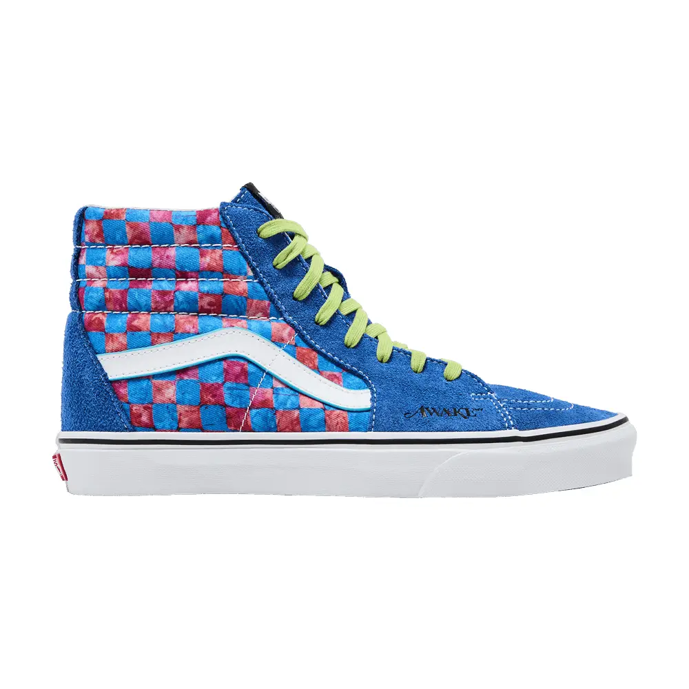 Awake NY x Vans Sk8-Hi Blue Checkerboard - 1