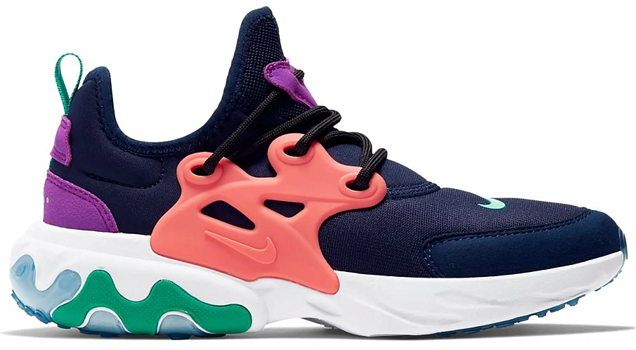 Фото № 1 с приближением к товару «‎Nike React Presto Midnight Navy Magic Ember »