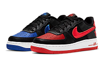 Фото № 3 с приближением к товару «‎Nike Air Force 1 Low '82' (GS) BlackRedBlue»