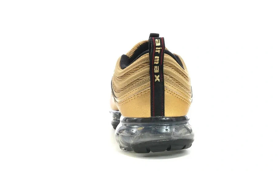 Фото № 4 с приближением к товару «‎Nike Air VaporMax 97 Metallic Gold»