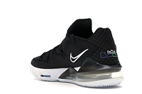 Фото № 6 с приближением к товару «‎Nike LeBron 17 Low Black White»