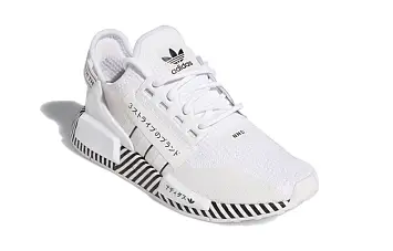 adidas originals NMDR1 V2 J WhiteBlack - 4