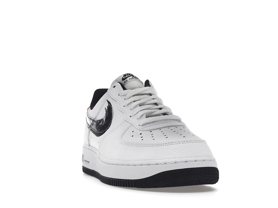 Фото № 3 с приближением к товару «‎Nike Air Force 1 Low Brushstroke White Black»