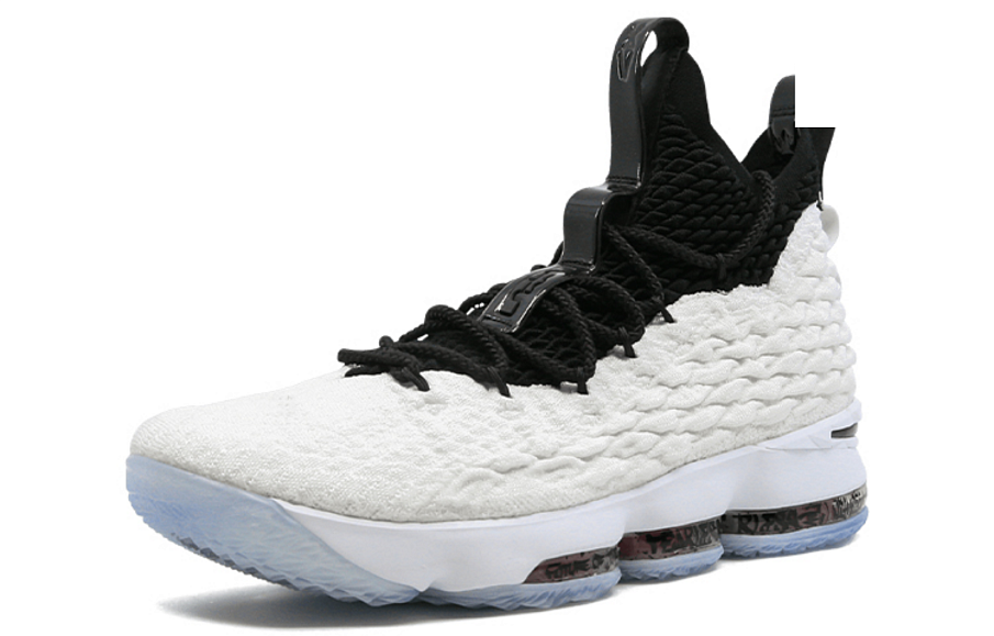 Фото № 2 с приближением к товару «‎Nike Lebron 15 Graffiti Basketball Shoes WhiteBlack-Black-University Red»