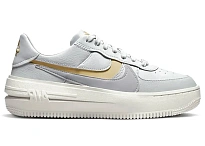 Фото № 1 с приближением к товару «‎Nike Air Force 1 PLT.AF.ORM Photon Dust Wolf Grey »