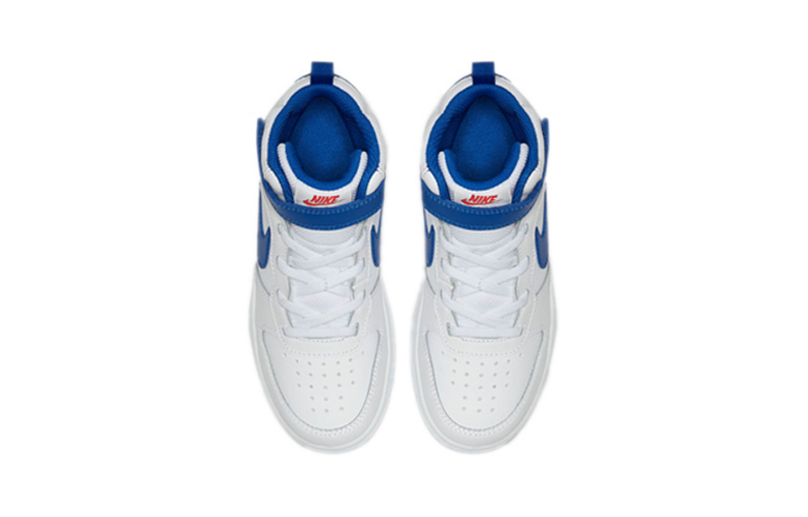 Фото № 4 с приближением к товару «‎Nike Court Borough Mid 2 (BP) WhiteBlue»