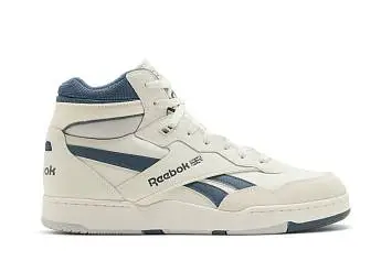 Reebok BB4000 2 Mid Vintage Chalk Hoops Blue - 2