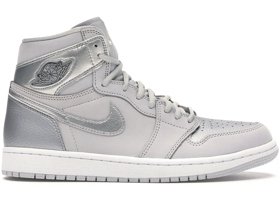 Фото № 1 с приближением к товару «‎Jordan 1 Retro High Japan Metallic Silver (Special Box) (2020)»