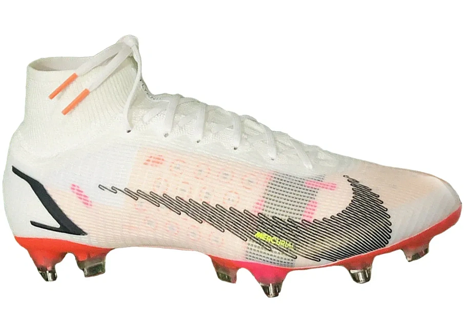 Фото № 1 с приближением к товару «‎Nike Mercurial Superfly 8 Elite SG-Pro AC White Pink Blast»