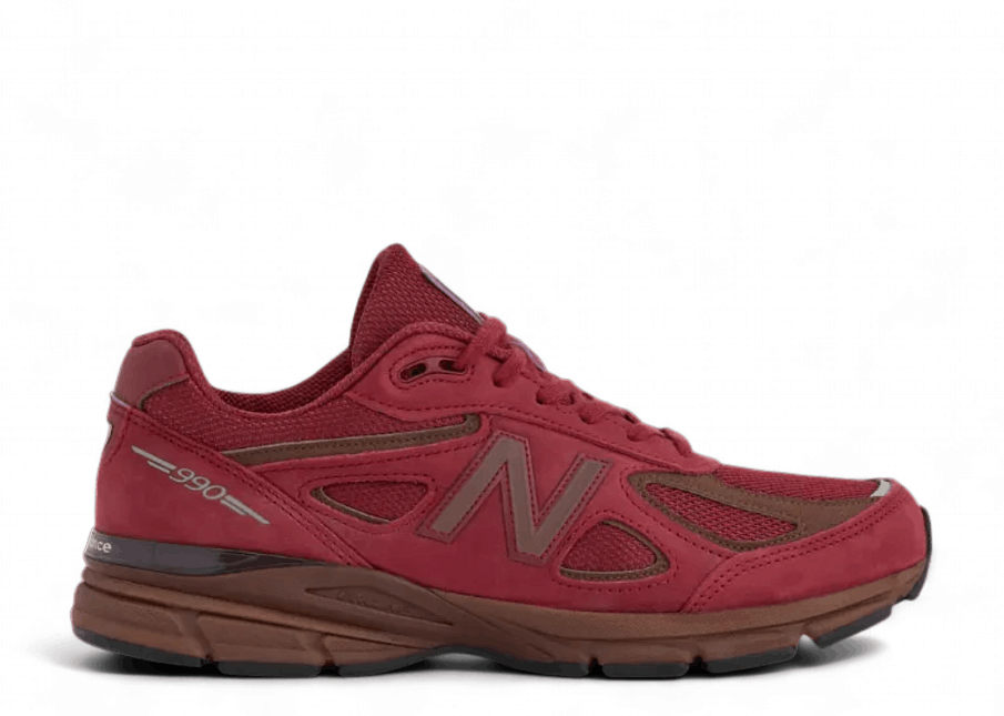 Фото № 2 с приближением к товару «‎New Balance 990 Monarch Burgundy Pumpernickel Black»