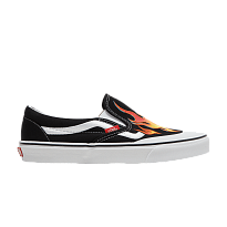 Фото № 1 с приближением к товару «‎A$AP Rocky x Vans Classic Slip-On Worldwide Pack - Black Flame»