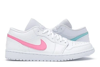 Фото № 1 с приближением к товару «‎Jordan 1 Low White Multi-Color Swoosh»